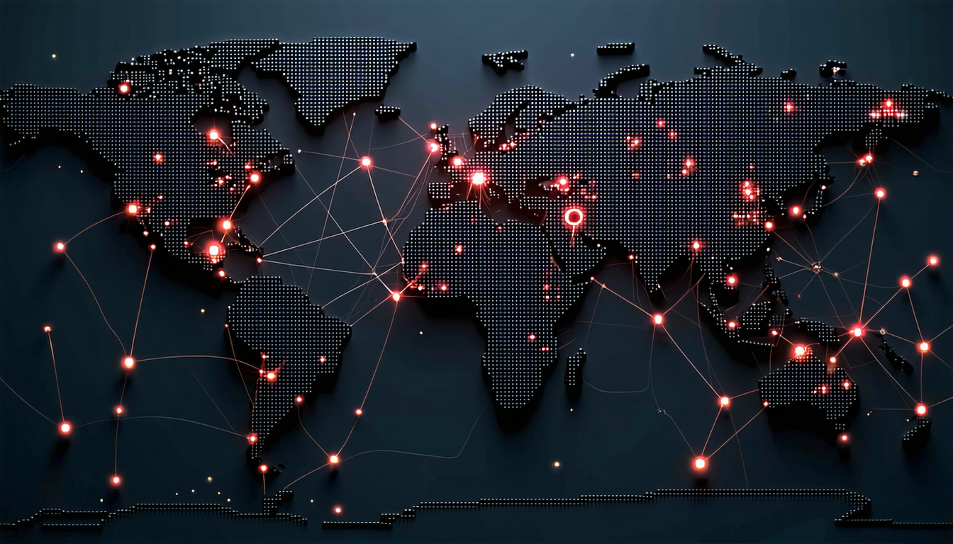 Global Distributor Network Map