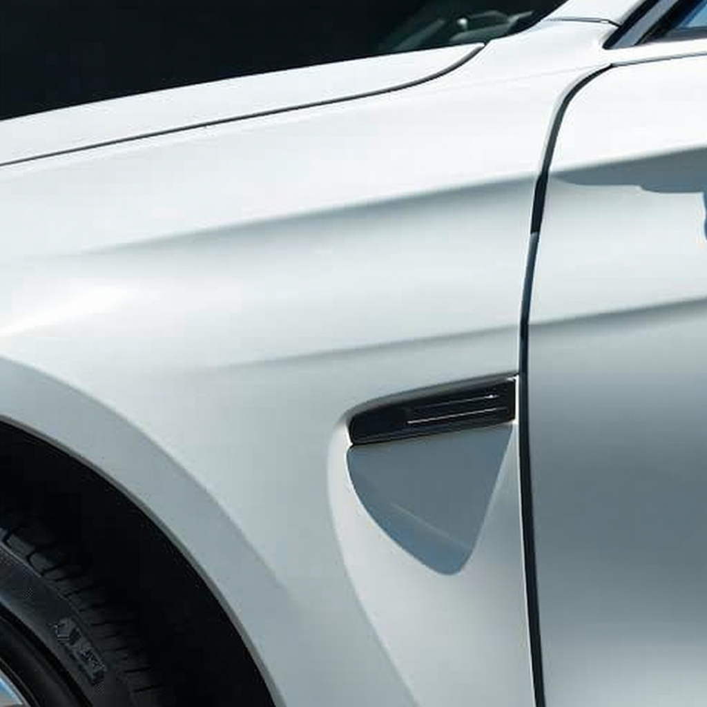 BMW White PPF Swatch