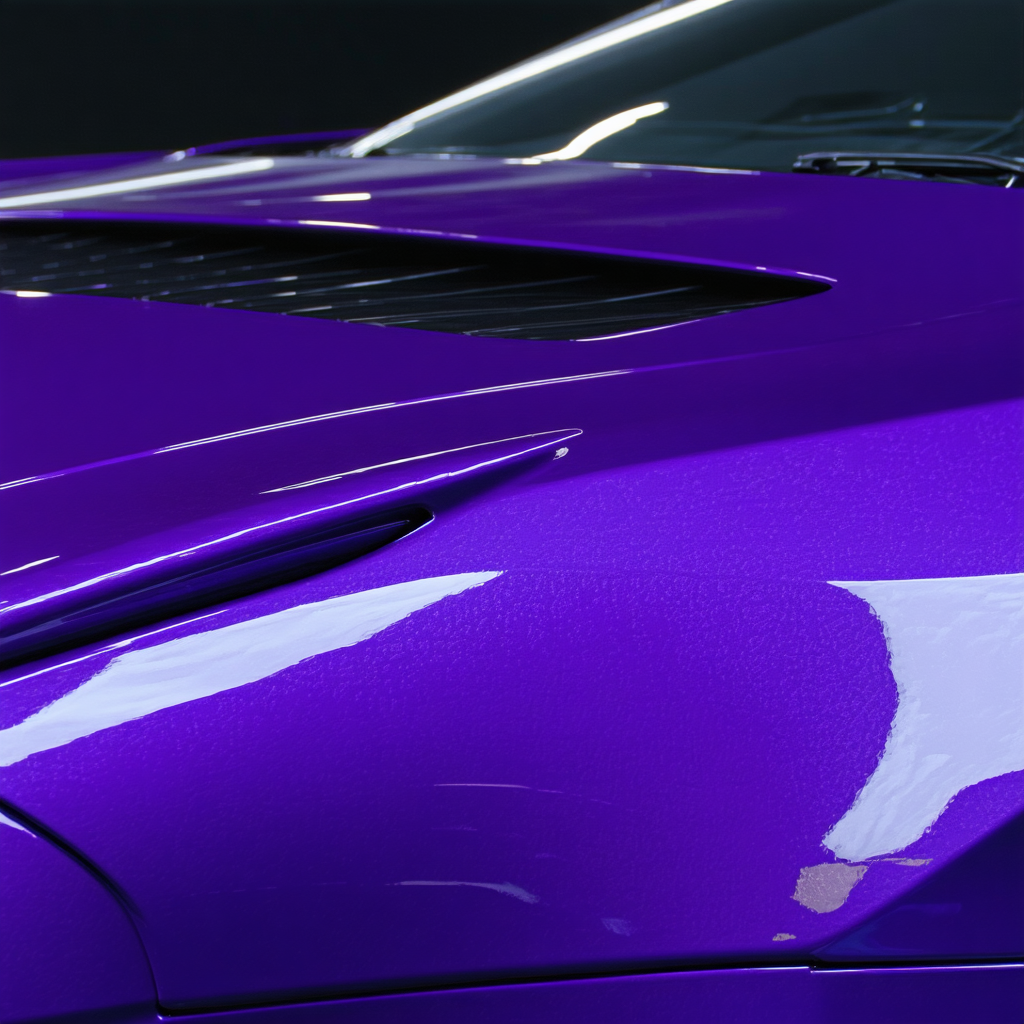 Purple Phantom Blue PPF Swatch